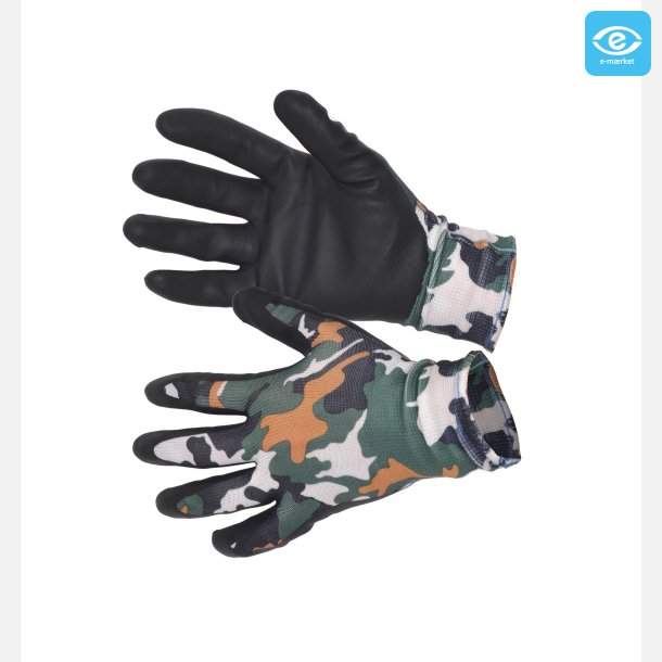 Handske Reco camouflage farvet